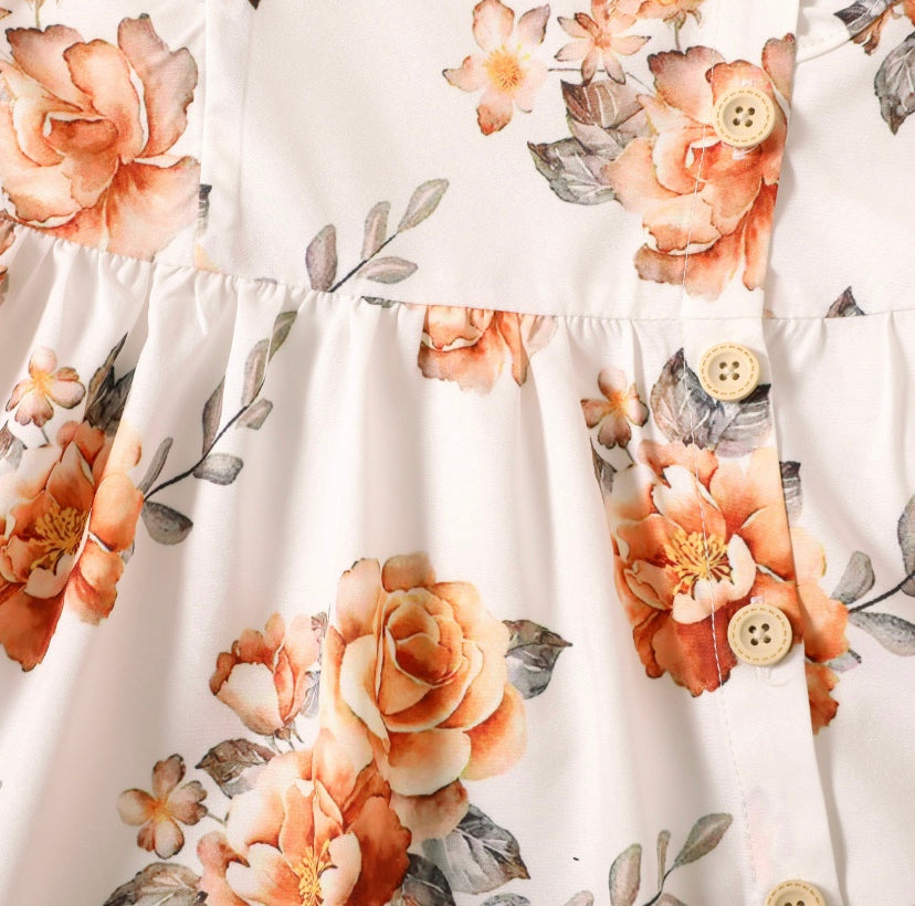 Floral print dress ❀