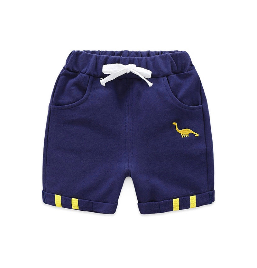 Navy Blue Dino Shorts 🦕