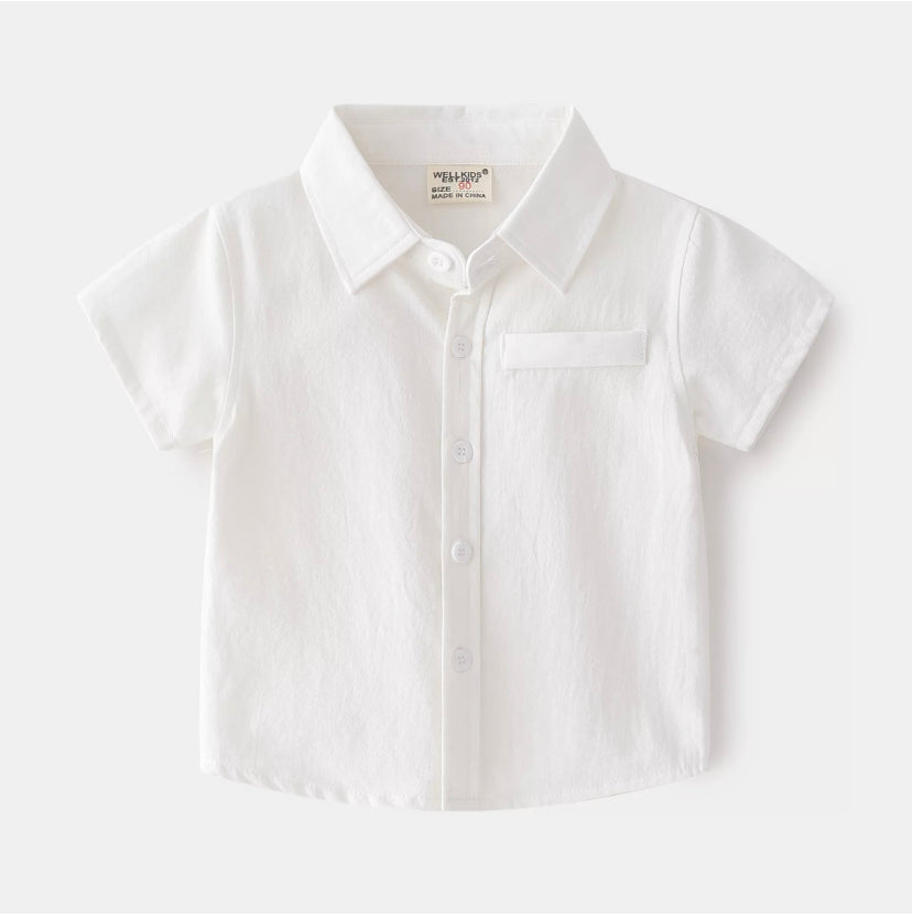 White 100% Cotton Shirt 🤍