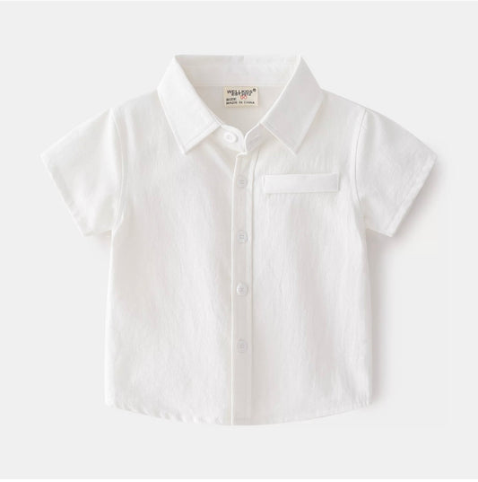 White 100% Cotton Shirt 🤍