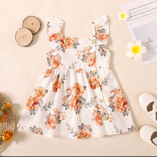 Floral print dress ❀